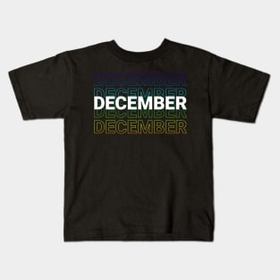 born in December Kids T-Shirt